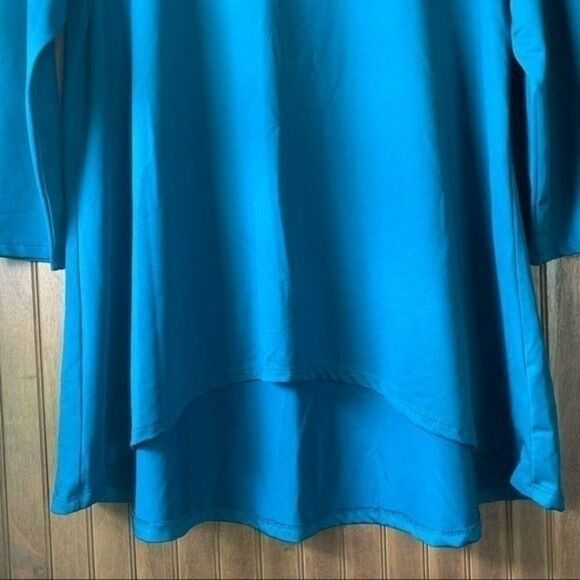 Valerie Stevens Women's Relaxed Fit Blue Blouse - Small - Picture 4 of 7